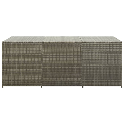 Tuinbox Poly Rattan 180 x 90 x 70 cm Grijs