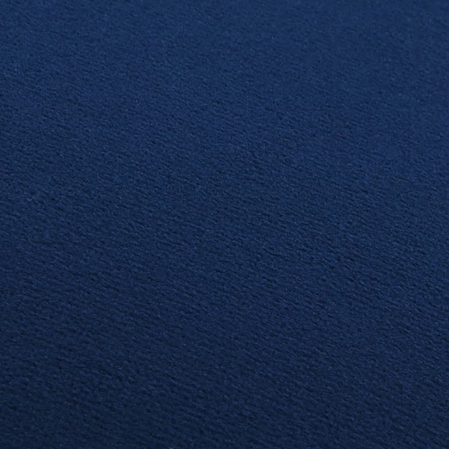 Kruk Fluweel Blauw En Goudkleurig