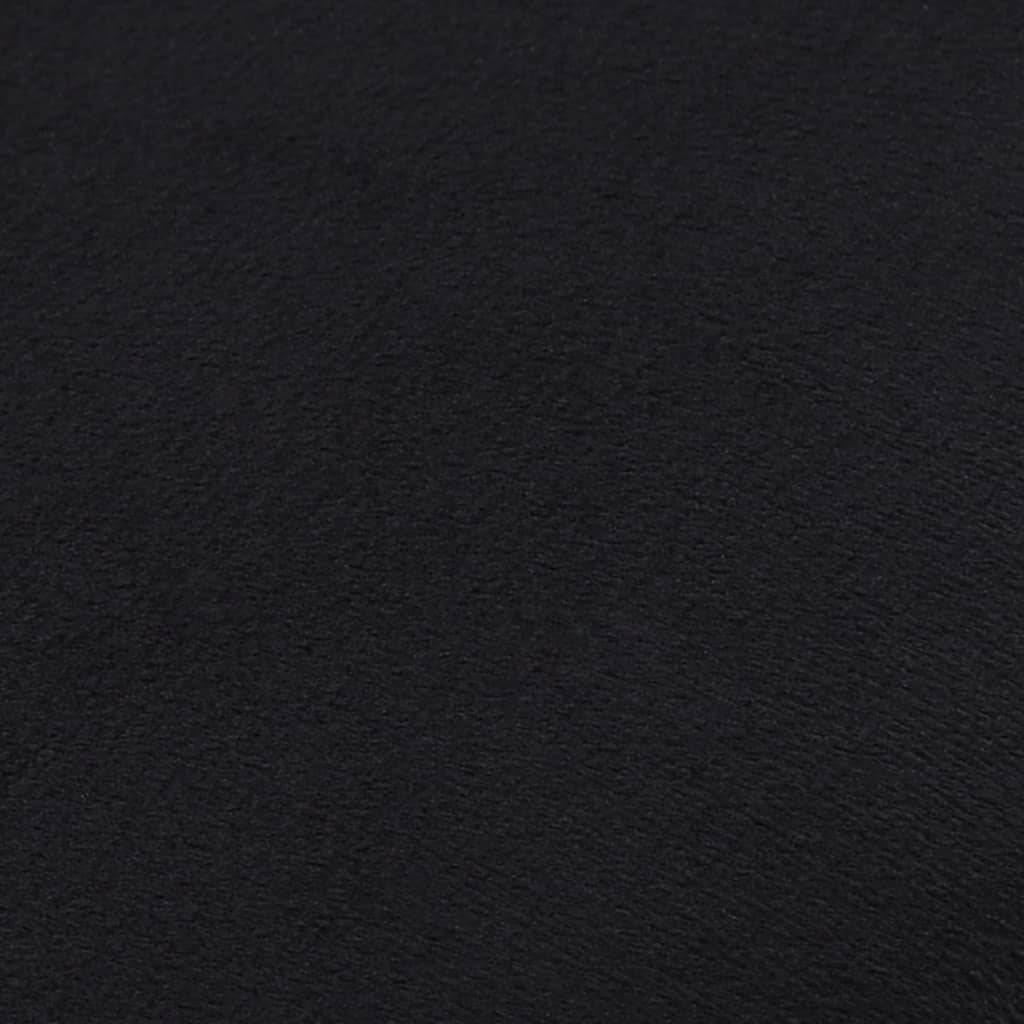 Kruk Fluweel Zwart En Goudkleurig