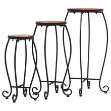 Bijzettafels Mozaïek Keramiek Kleurig 3 Terracotta