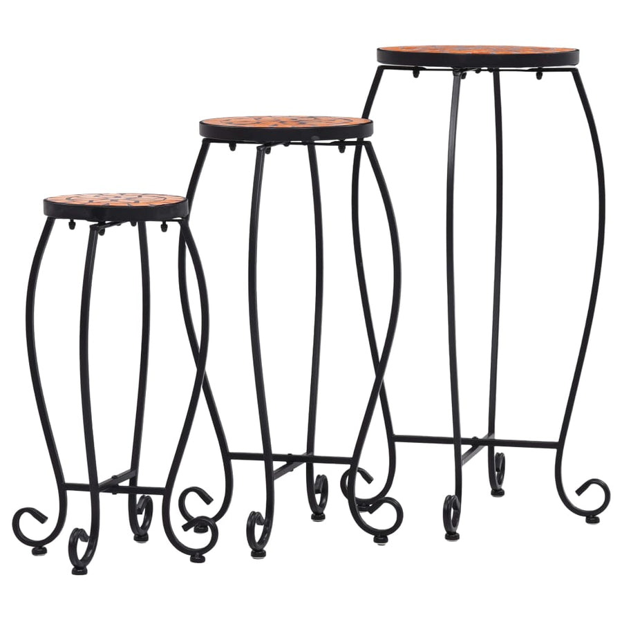 Bijzettafels Mozaïek Keramiek Kleurig 3 Terracotta