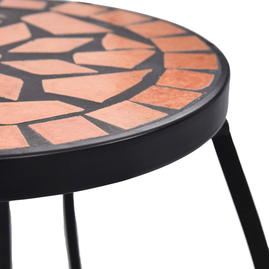Bijzettafels Mozaïek Keramiek Kleurig 3 Terracotta