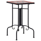 Side table Mosaic Ceramic Colorful And Terracotta and white