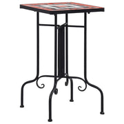 Side table Mosaic Ceramic Colorful And Terracotta and white