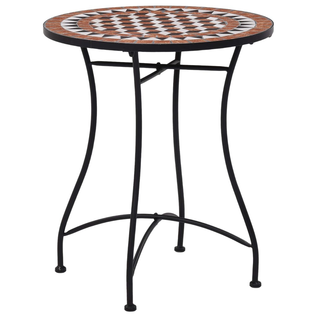 Bistrotafel Mozaïek Keramiek Bruin