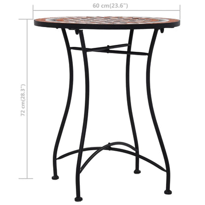 Bistrotafel Mozaïek Keramiek Bruin