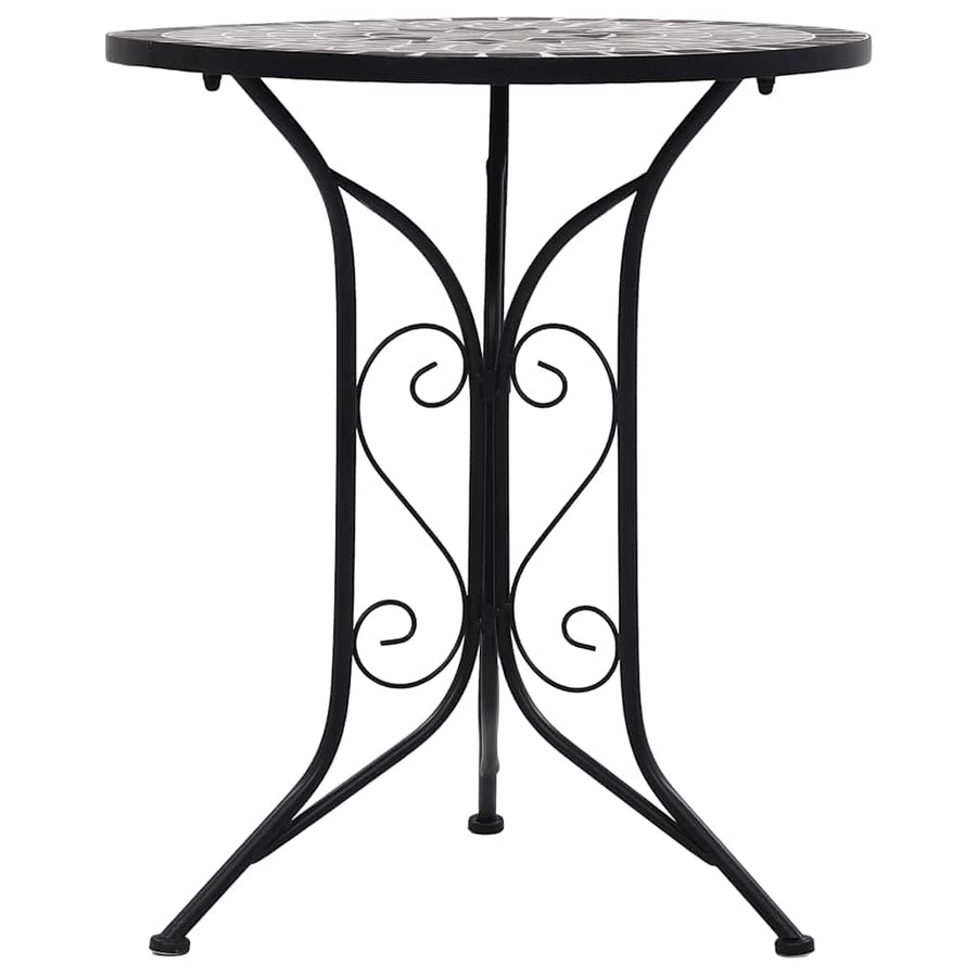 Bistrotafel Mozaïek 61 Cm Keramiek Grijs