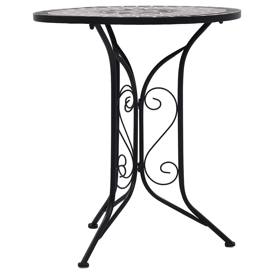 Bistrotafel Mozaïek 61 Cm Keramiek Grijs