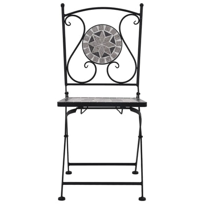 Bistrostoelen Mozaïek Grijs