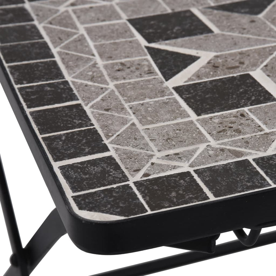 Bistrostoelen Mozaïek Grijs