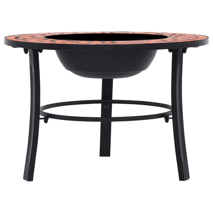 Vuurschaal Mozaïek 68 Cm Keramiek Kleurig Terracotta