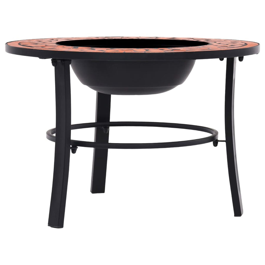 Vuurschaal Mozaïek 68 Cm Keramiek Kleurig Terracotta