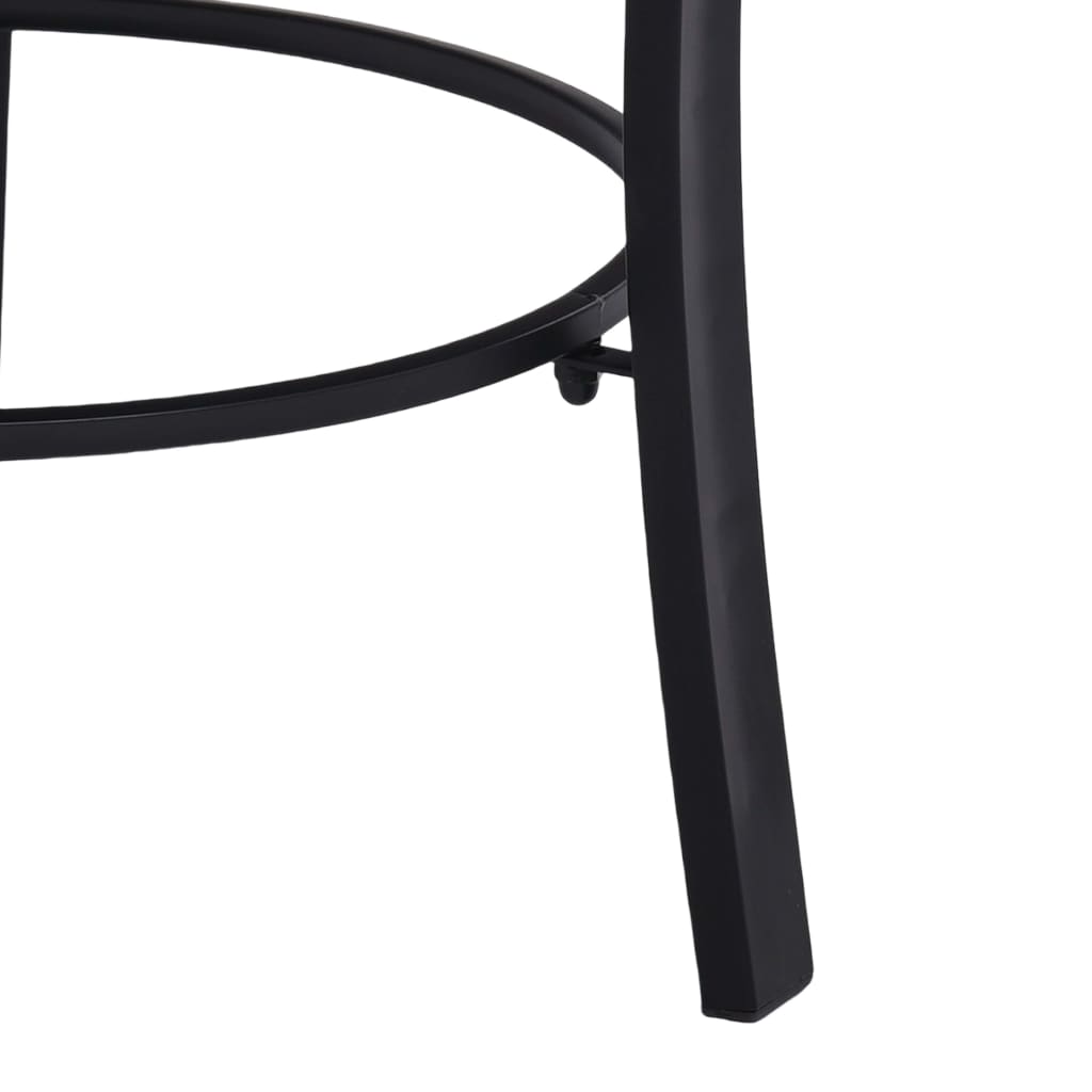 Vuurschaal mozaïek 68 cm keramiek blauw en wit Blauw en wit