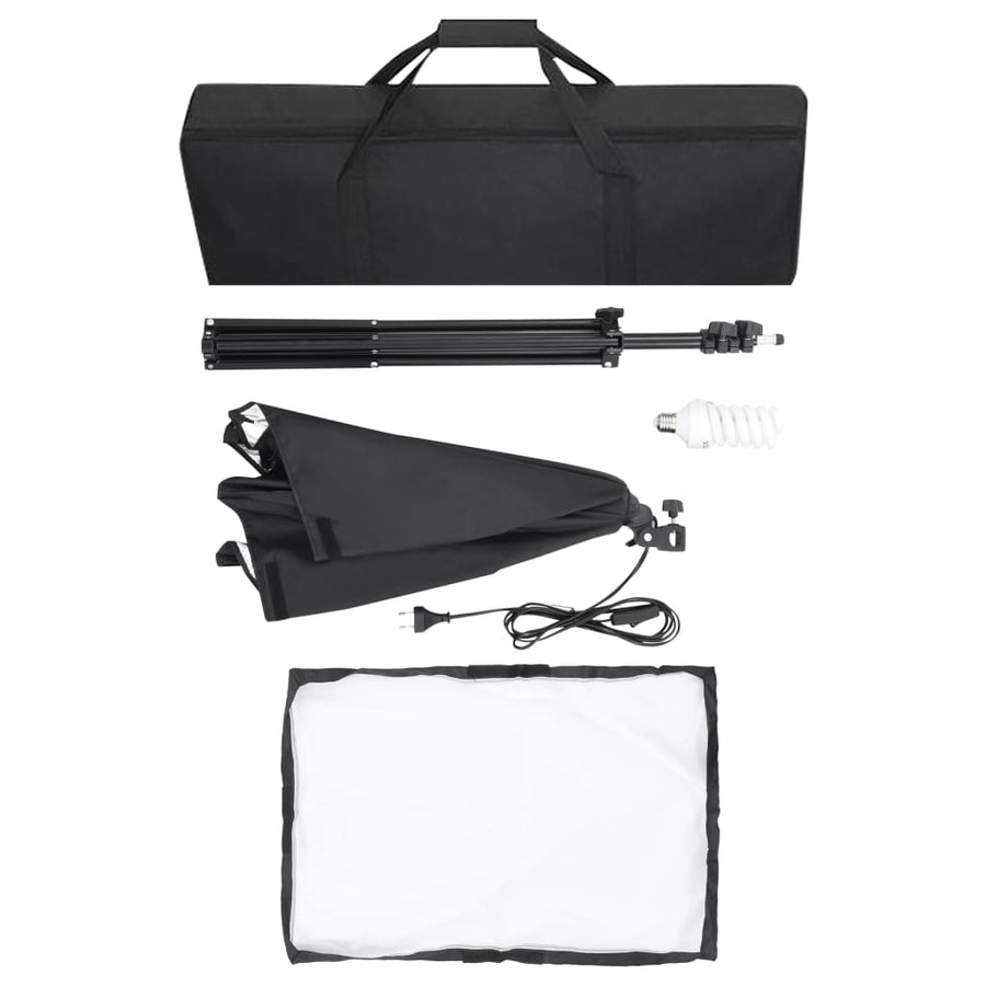 Professionele Studiolampen 2 St 40X60 Cm Staal Zwart