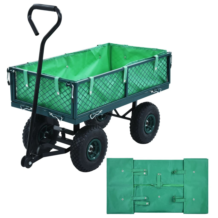 Tuinwagenvoering Stof 81 x 41 x 21 cm Groen