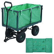 Tuinwagenvoering 81x41x40 cm groen polyester