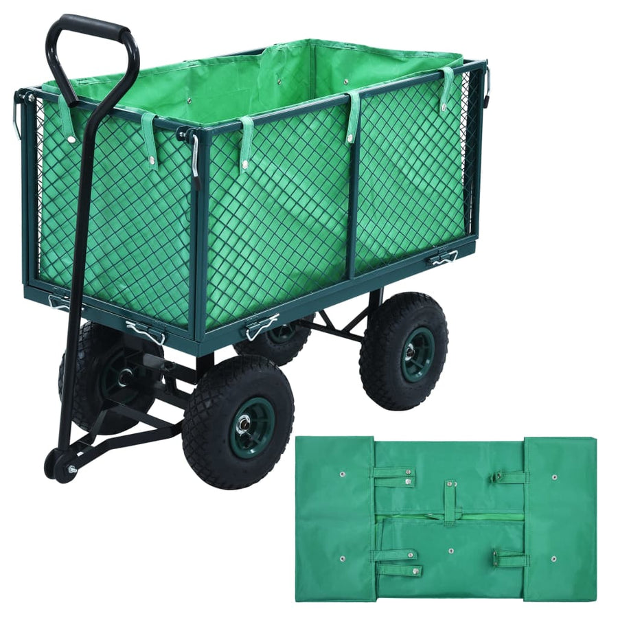 Tuinwagenvoering Stof 81 x 41 x 40 cm Groen