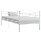 Bedbankframe Metaal 90X200 Cm Wit