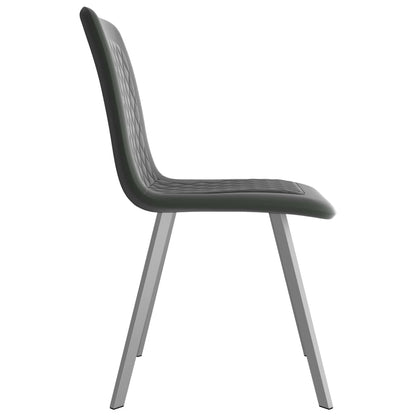 Eetkamerstoelen 2 St Fluweel Grijs