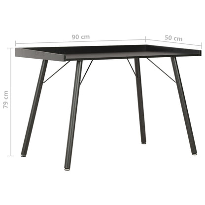 Bureau 90X50X79 Cm Zwart