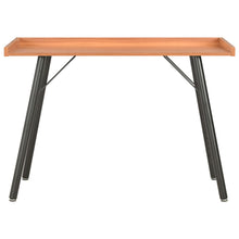 Bureau 90X50X79 Cm Zwart en bruin
