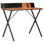 Bureau 80x50x84 cm zwart bruin