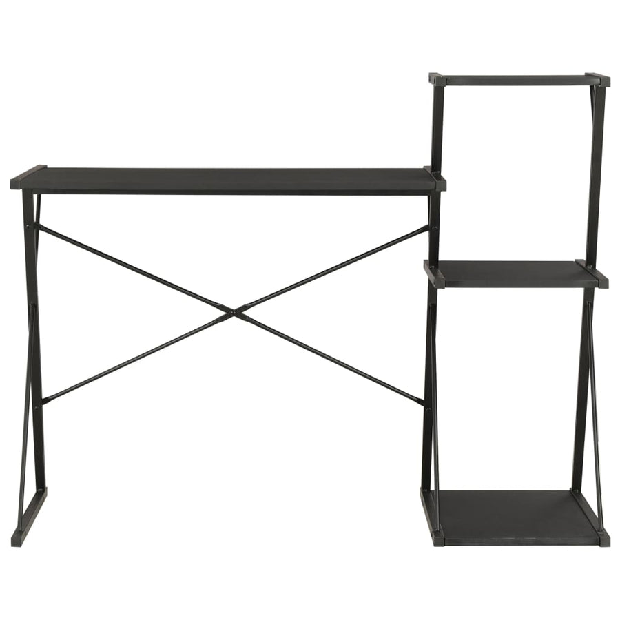 Bureau Met Schap 116X50X93 Cm Zwart
