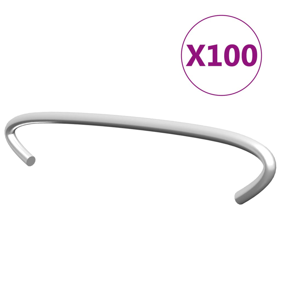Gabionhaken 50 St 10 Cm Gegalvaniseerd Staal