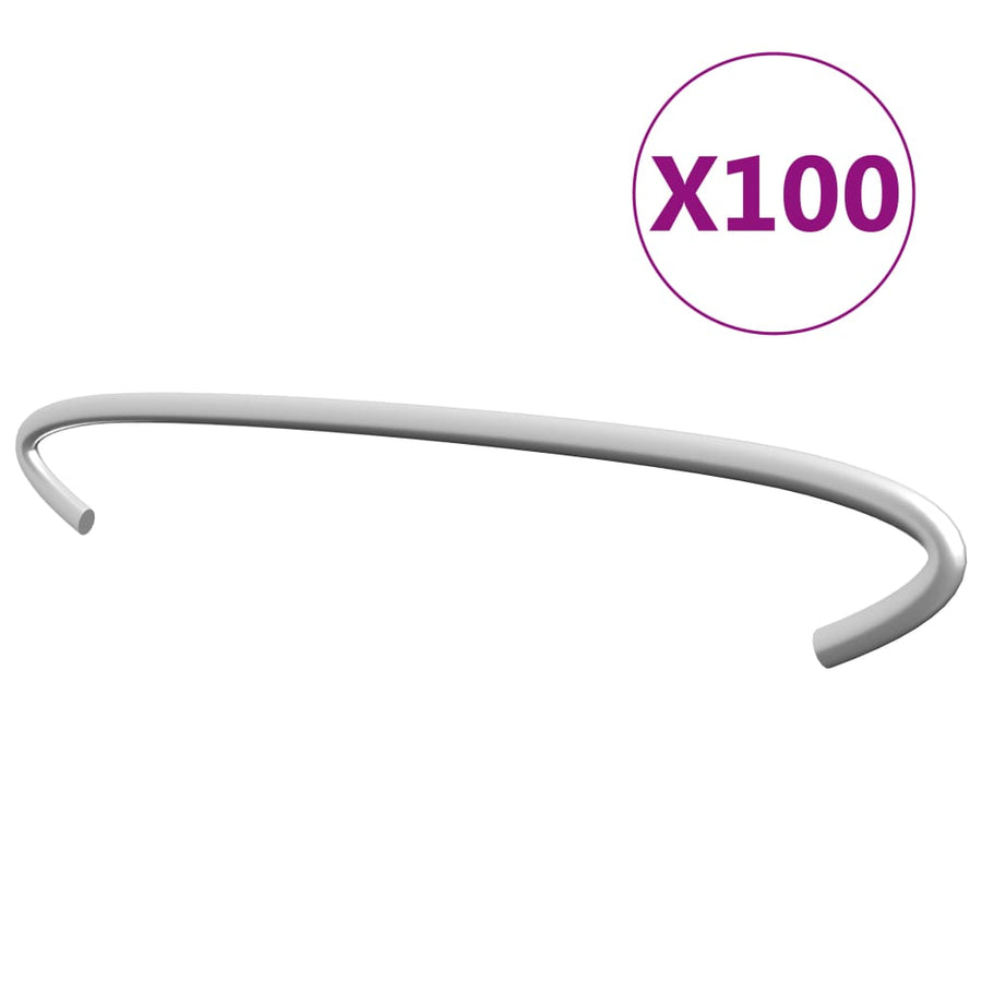 Gabionhaken 50 St 10 Cm Gegalvaniseerd Staal