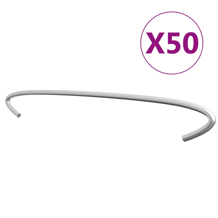 Gabionhaken 50 St 10 Cm Gegalvaniseerd Staal