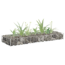 Gabion Plantenbak Verhoogd Gegalvaniseerd Staal 90 x 30 x 10 cm