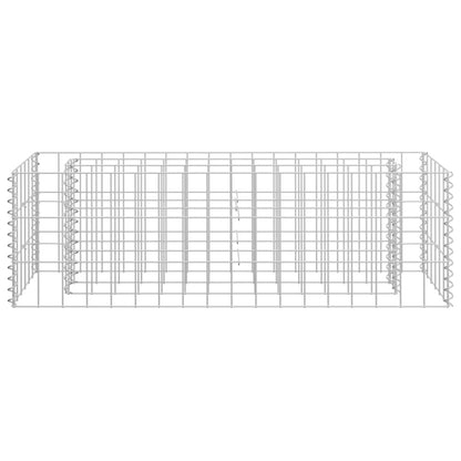 Gabion Plantenbak Verhoogd Gegalvaniseerd Staal 90 x 30 x 30 cm