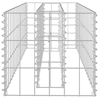 Gabion Plantenbak Verhoogd Gegalvaniseerd Staal 90 x 30 x 30 cm