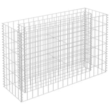 Gabion Plantenbak Verhoogd Gegalvaniseerd Staal 90 x 30 x 60 cm