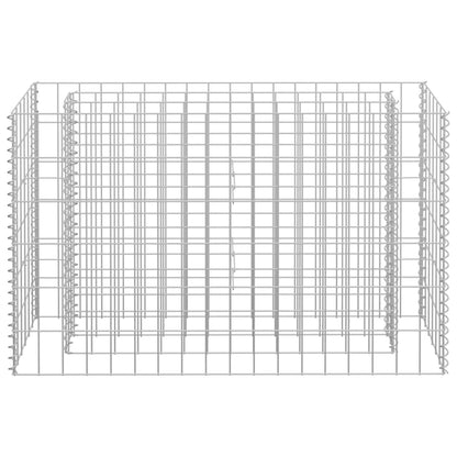 Gabion Plantenbak Verhoogd Gegalvaniseerd Staal 90 x 30 x 60 cm