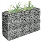 Gabion plantenbak 90x30x60 cm gegalvaniseerd staal
