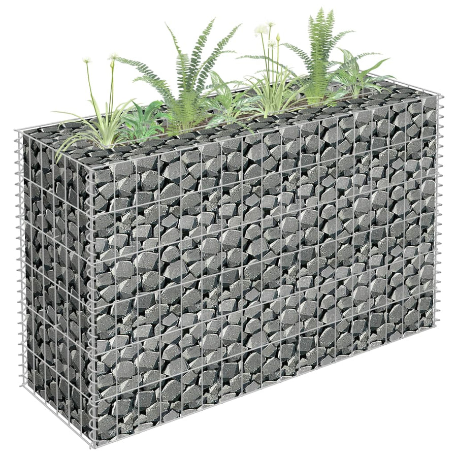 Gabion Plantenbak Verhoogd 360X30X10 Cm Gegalvaniseerd Staal