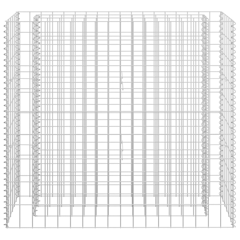 Gabion Plantenbak Verhoogd Gegalvaniseerd Staal 90 x 30 x 90 cm