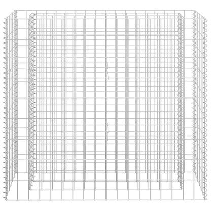Gabion Plantenbak Verhoogd Gegalvaniseerd Staal 90 x 30 x 90 cm