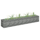 Gabion Plantenbak Verhoogd Gegalvaniseerd Staal 180 x 30 x 30 cm