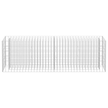 Gabion Plantenbak Verhoogd Gegalvaniseerd Staal 180 x 30 x 60 cm