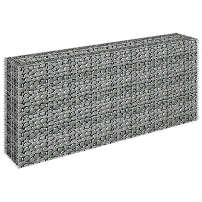 Gabion Plantenbak Verhoogd Gegalvaniseerd Staal 180 x 30 x 90 cm