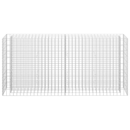Gabion Plantenbak Verhoogd Gegalvaniseerd Staal 180 x 30 x 90 cm