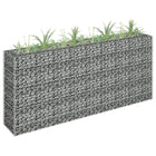 Gabion plantenbak 180x30x90 cm gegalvaniseerd staal