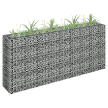 Gabion Plantenbak Verhoogd Gegalvaniseerd Staal 180 x 30 x 90 cm