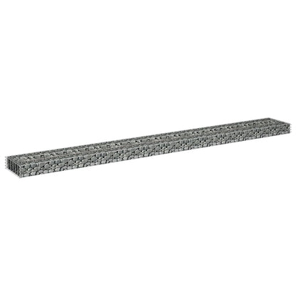 Gabion Plantenbak Verhoogd Gegalvaniseerd Staal 270 x 30 x 10 cm