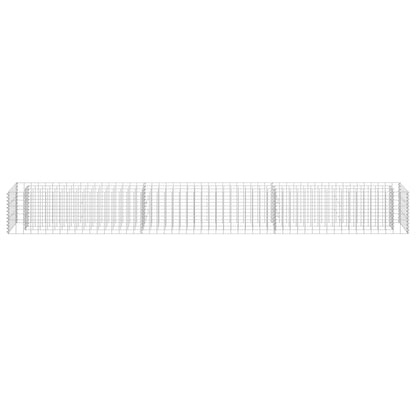 Gabion Plantenbak Verhoogd Gegalvaniseerd Staal 270 x 30 x 30 cm