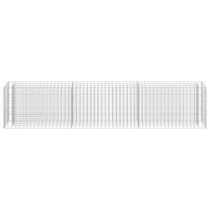 Gabion Plantenbak Verhoogd Gegalvaniseerd Staal 270 x 30 x 60 cm