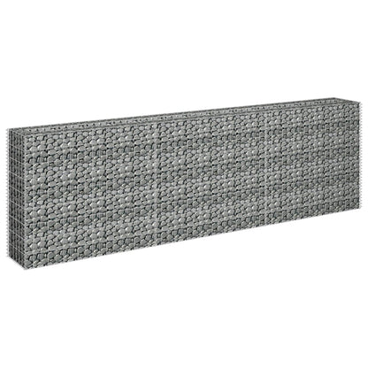 Gabion Plantenbak Verhoogd Gegalvaniseerd Staal 270 x 30 x 90 cm
