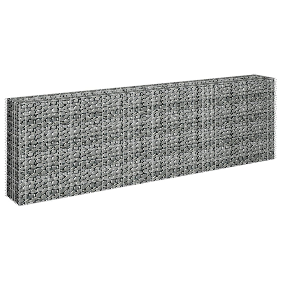 Gabion Plantenbak Verhoogd Gegalvaniseerd Staal 270 x 30 x 90 cm